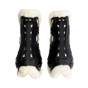 Mrs Ros Air flex tendon boots w. Faux fur