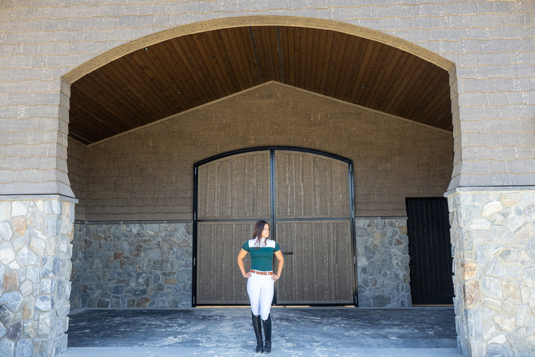 Saltaire Bellissima shirt- Alpine Green