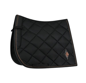 Mrs. Ros Iconic Dressage saddle pad- Rose Black